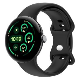 BUTTERFLY Wechselarmband für Google Pixel Watch 3 41mm / Pixel Watch 4 41mm schwarz