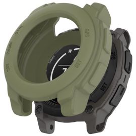 TPU HALF COVER Abdeckung für Garmin Instinct E 40mm dunkelgrün