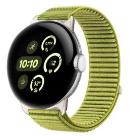 NYLON Ersatzarmband für Google Pixel Watch / Pixel Watch 2 / Pixel Watch 3 41mm / Pixel Watch 4 41mm hellgrün