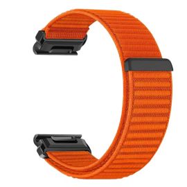 NYLON QUICK FIT Wechselarmband für Garmin - Breite 22mm orange
