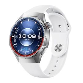 BUTTERFLY Wechselarmband für Huawei Watch GT 5 46mm / GT 6 46mm / Watch GT 5 Pro 46mm / GT 6 Pro 46mm weiß