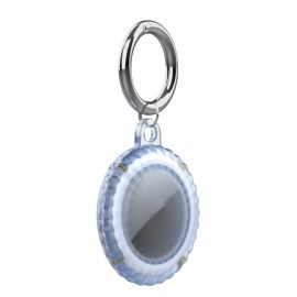 PROTEMIO IP68 Wasserdichtes Gehäuse für AirTag blau transparent