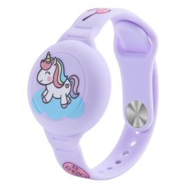 CARTOON Kinder-Silikonarmband für AirTag UNICORN