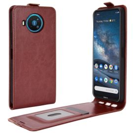 Nokia 8.3 Flip-Case braun