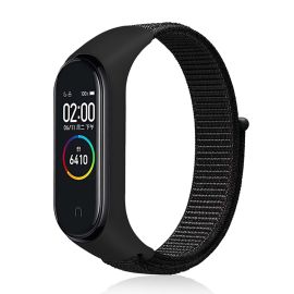 NYLON Wechselarmband für Xiaomi Smart Band 7 schwarz