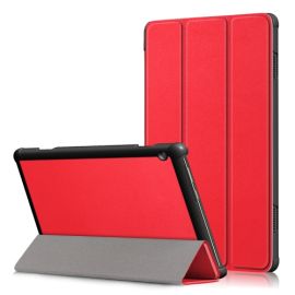 LEATHER Flip Case Lenovo Tab M10 (X605F / X505L / X505F / ZA4G0019CZ / ZA480034CZ) rot