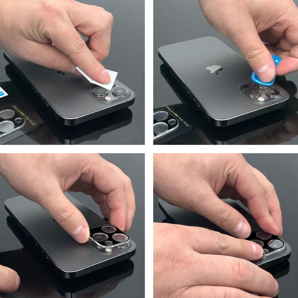 So kleben Sie Schutzglas